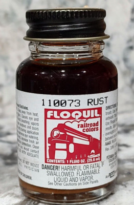 FLOQUIL RAILROAD COLORS MODEL PAINT - 1oz 1 OUNCE - RUST