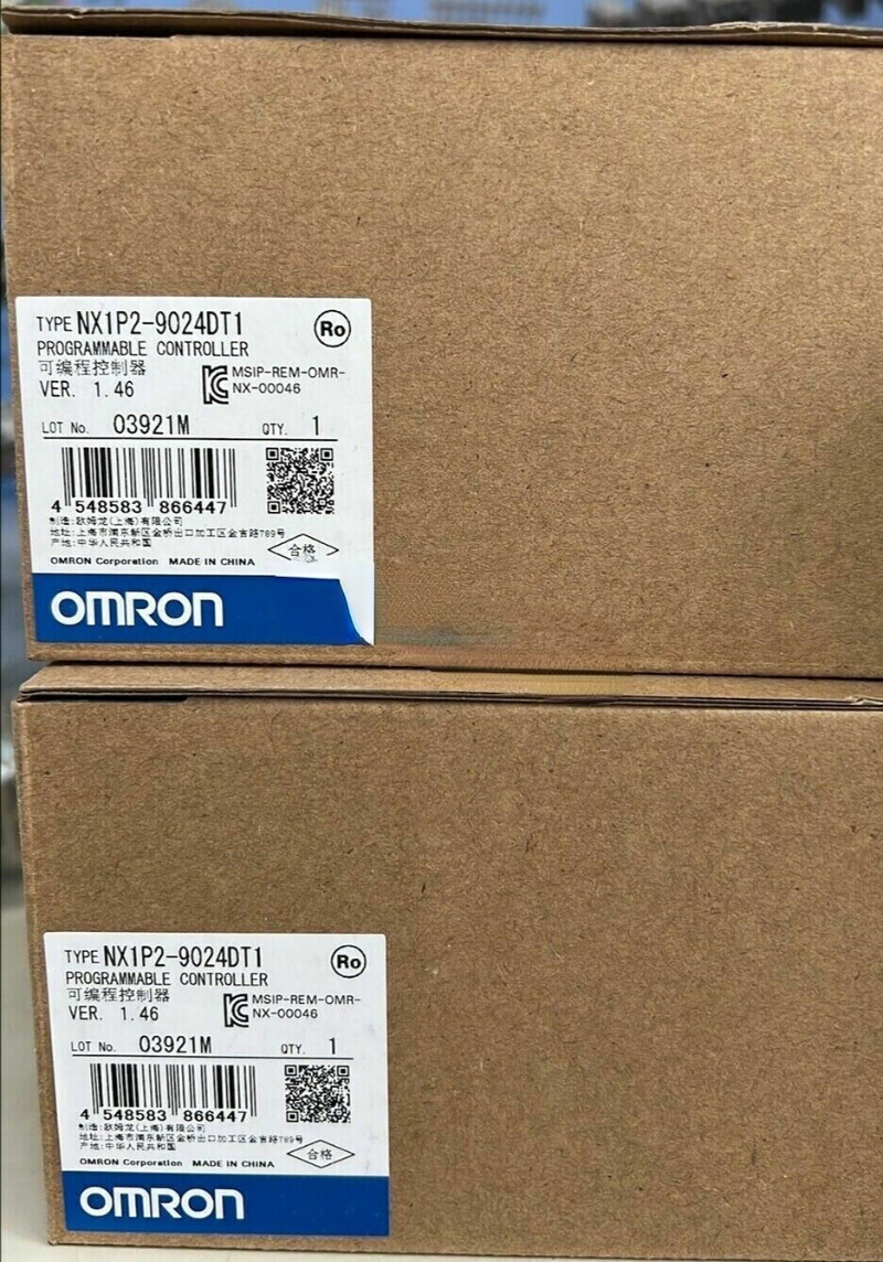 1pcs OMRON PLC CPU Unit NX1P2-9024DT1 NX010064E | eBay 1pcs OMRON PLC CPU Unit NX1P2-9024DT1 NX010064E | eBay