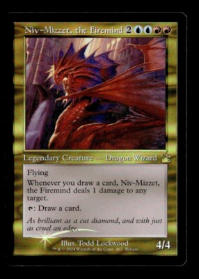 MTG - Niv-Mizzet, the Firemind Retro Frame - Release Event PROMO - NM FOIL