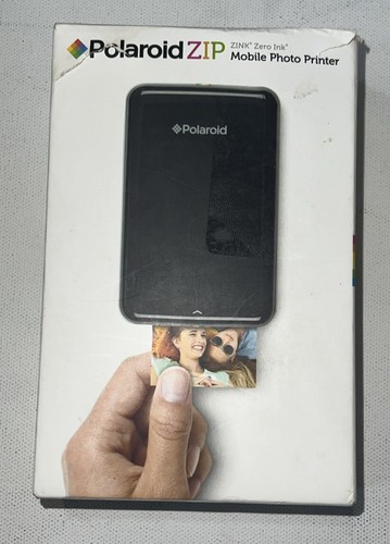 Polaroid ZIP Photo Mini Printer (Black) Zink Wireless Photo
