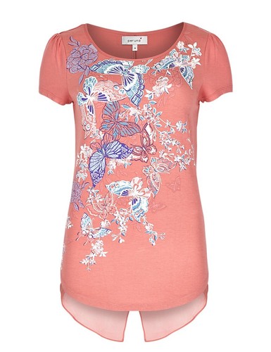 UPC 095421000074 product image for Size 12 Marks & Spencer Per Una Placement Floral & Butterfly Print Top | upcitemdb.com
