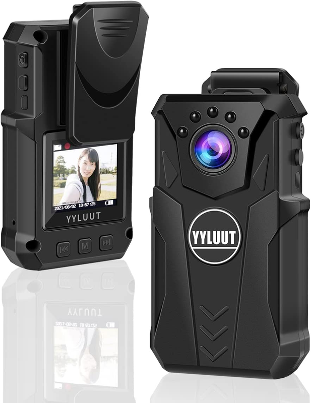 Mini Hidden Body Camera Clip 1080P Night Vision Security Audio Video Recorder