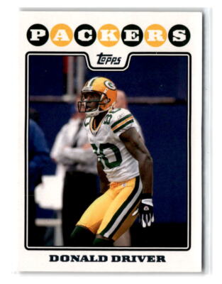 2008 Topps #2 Donald Driver Green Bay Packers 202324