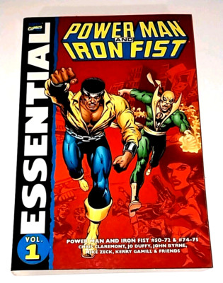 MARVEL COMICS ESSENTIAL POWER MAN & IRON FIST-NEW-B&W INSIDE PAGES - SHIPS FREE
