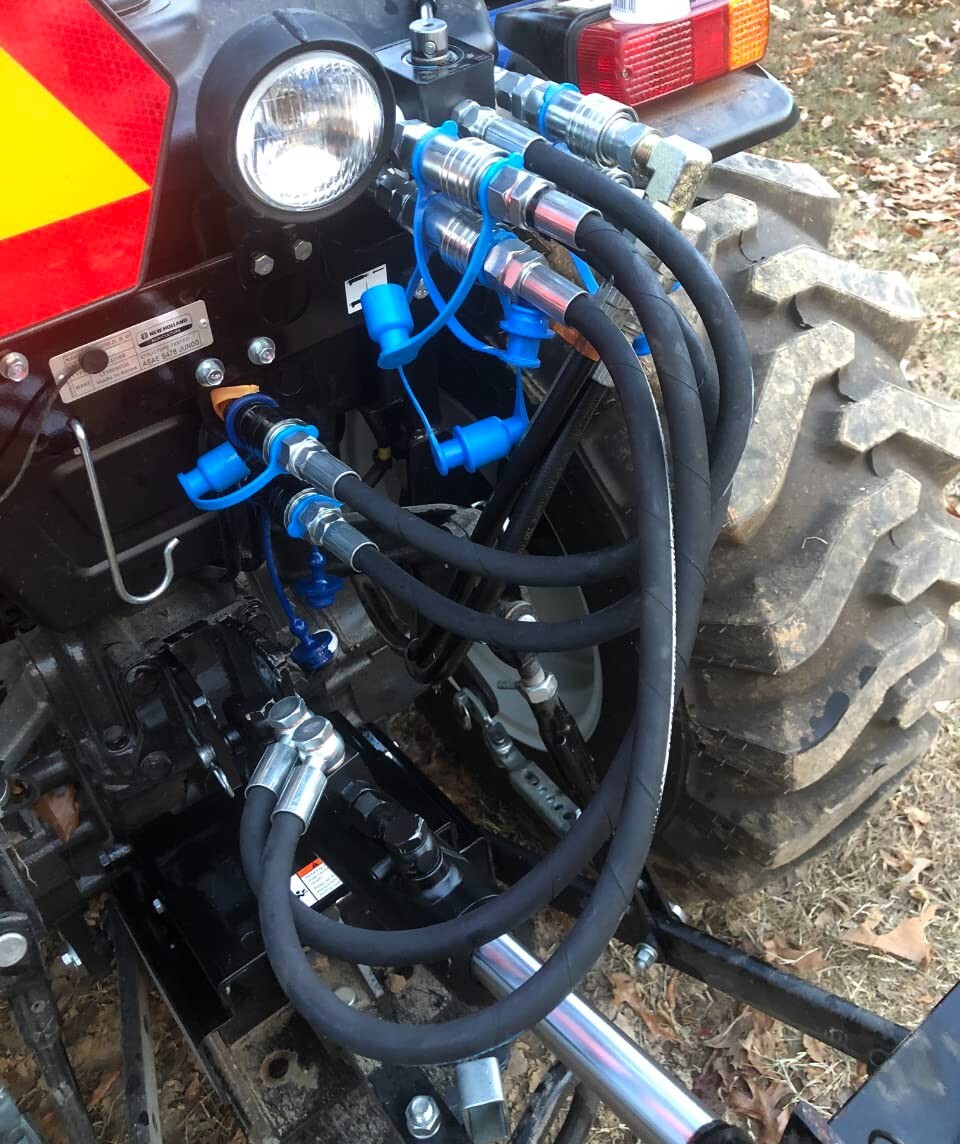 New Tractor Remote 6 Port Diverter Valve Manual, 2 into 4 ports with Bracket