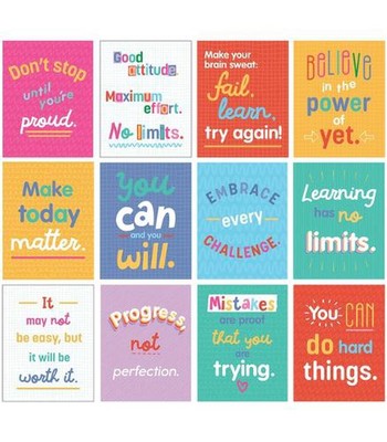 Mini Posters: Growth Mindset Quotes by Carson Dellosa Education