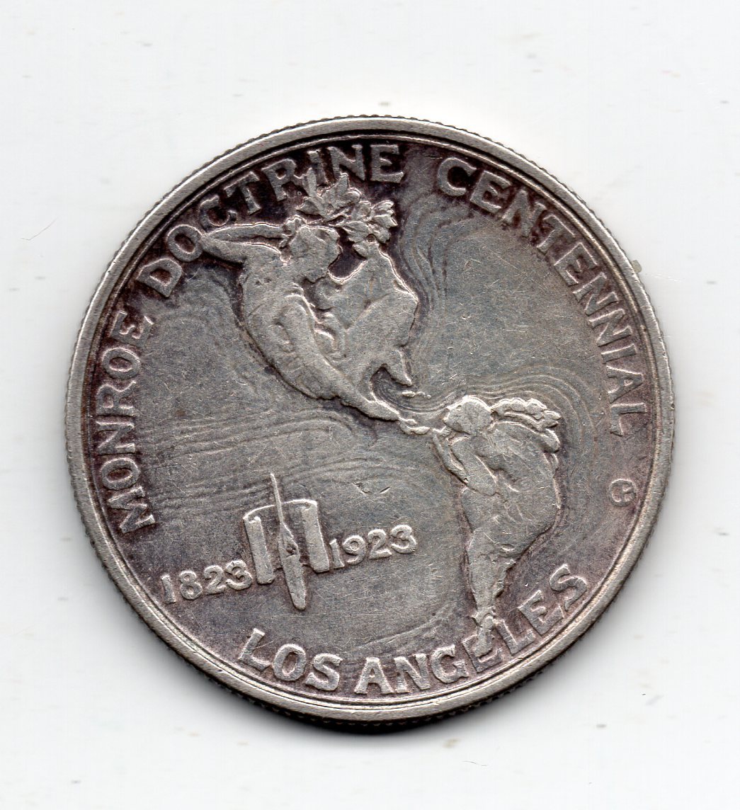 1923-S MONROE COMM HALF DOLLAR SUPER NICE