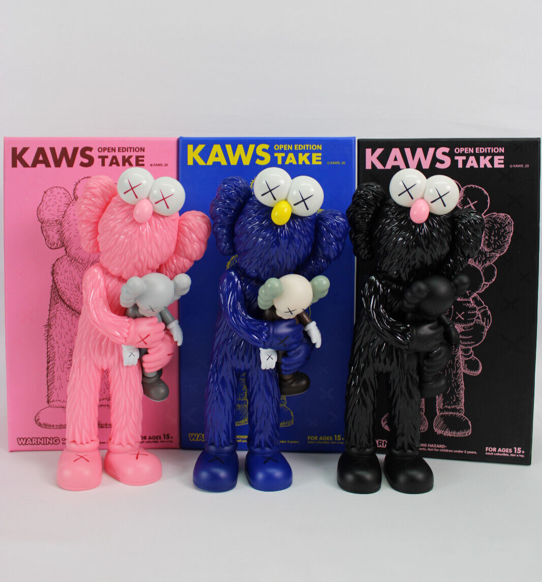 KAWS TAKE BLUE BLACK PINK 3体セット