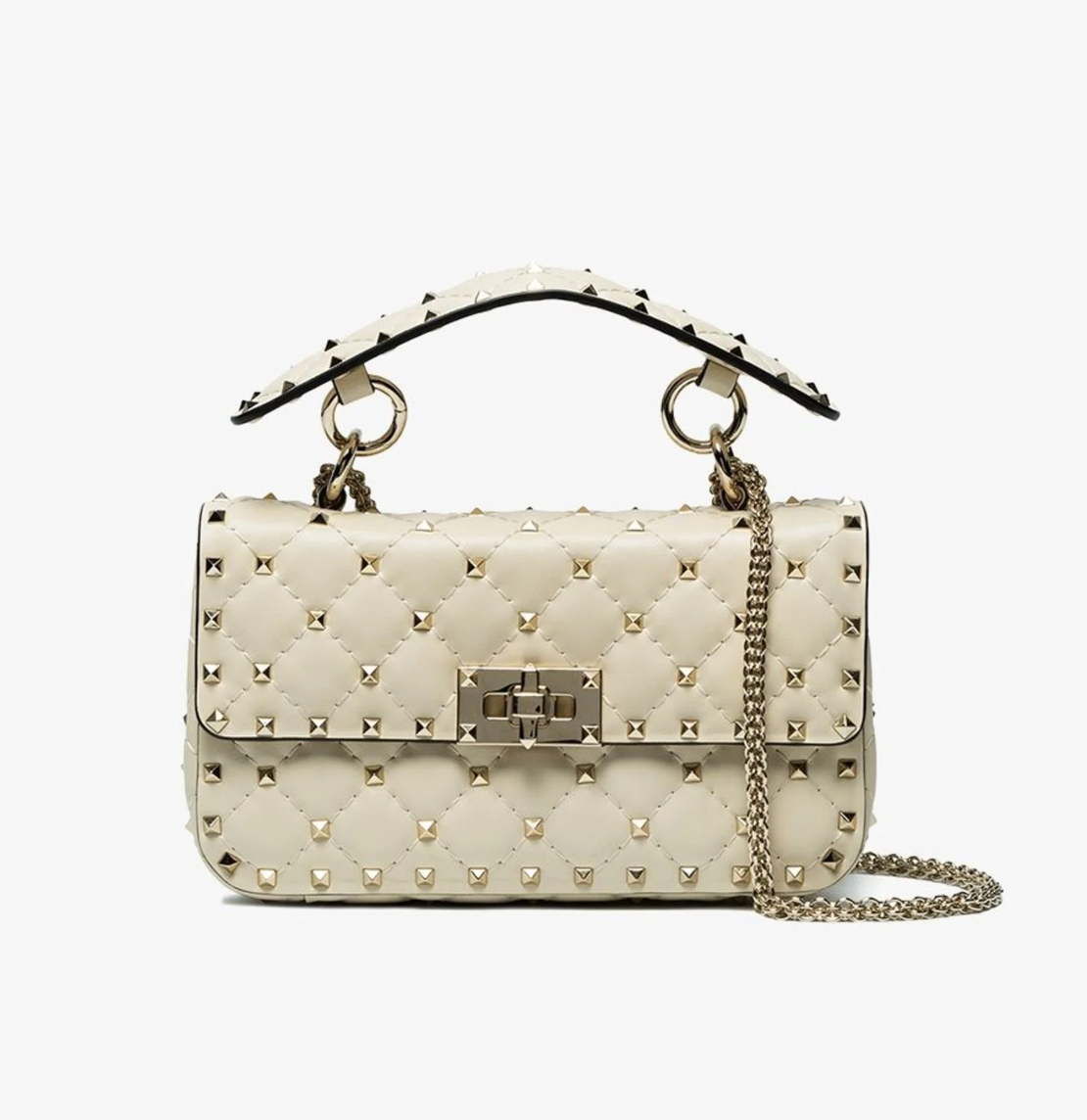 VALENTINO GARAVANI SMALL ROCKSTUD SPIKE SHOULDER BAG MSRP