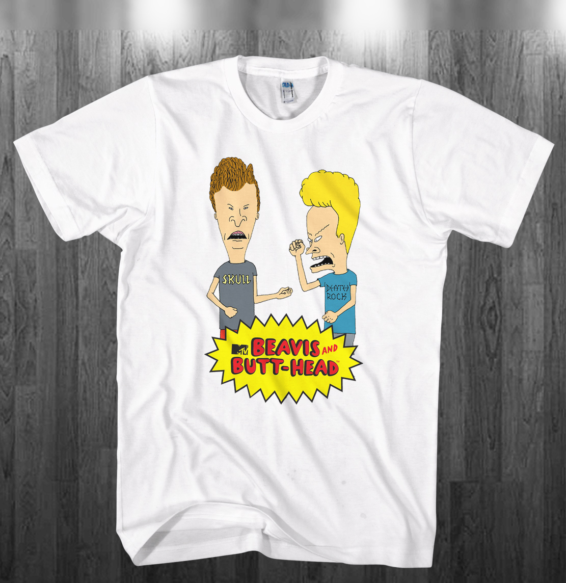 BEAVIS AND BUTTHEAD NERDY BY NATURE Tシャツ t-shirt-beavis-and-butthead-