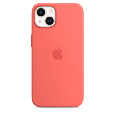 Genuine Apple OEM iPhone 13 Silicone Case with MagSafe - Pink Pomelo MM253FEA