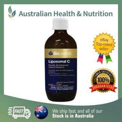BIOCEUTICALS LIPOSOMAL C 100ML IMMUNE SUPPORT + FREE & FAST POST