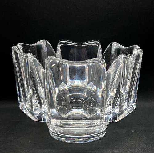 Orrefors VINTAGE Crystal Bowl Corona クリア Vintage Orrefors “Corona” Crystal Bowl Signed – The Swan's House