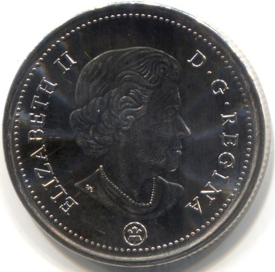 2018 UNC CANADA 25 CENTS Coin