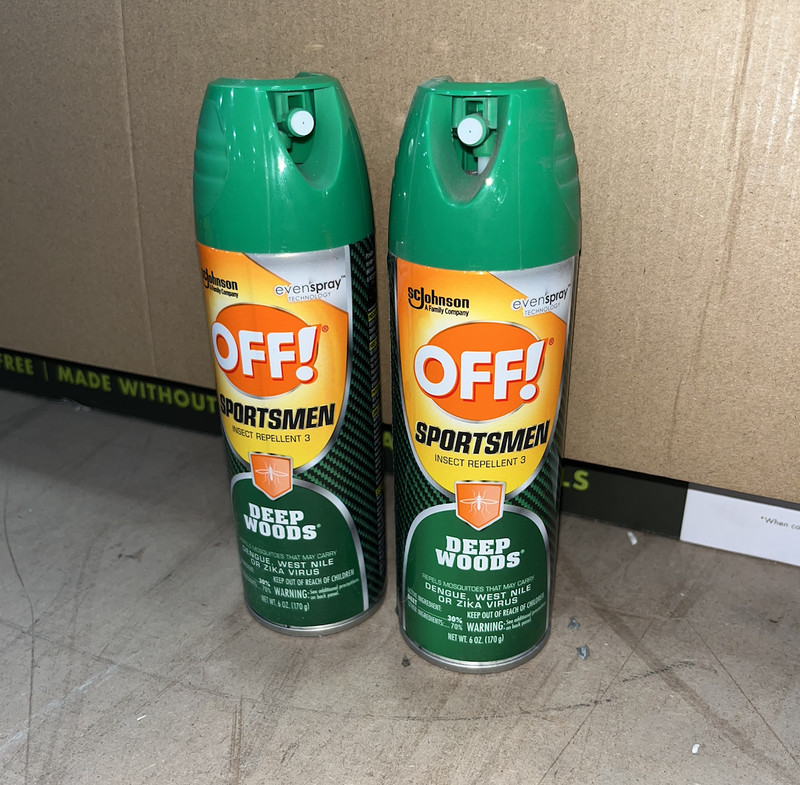 Off! Deep Woods Sportsman Insect Repellent 6 Oz (2 Pack)