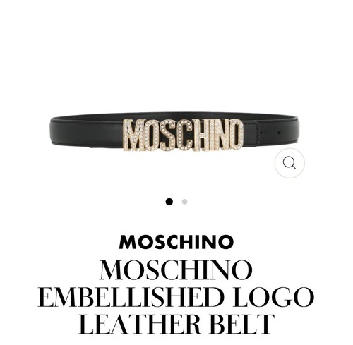 ベルト MOSCHINO COUTURE Woman Belt Gold 80128007 0555 moschino-gold-belt-front.jpg
