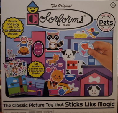 NEW Colorforms Pets Picture Play Set #1113 Kahootz SEALED
