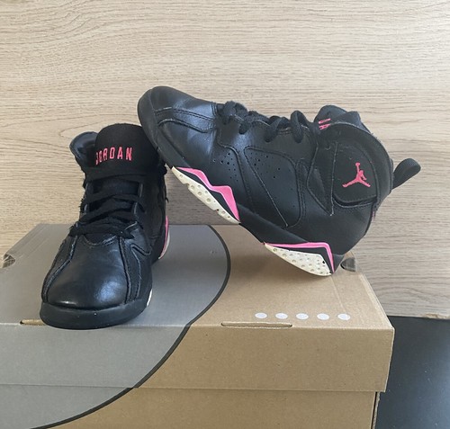 エア ジョーダン 7 ブラック/ピンク 4月29日発売予定】 ナイキ エアジョーダン7 レトロ GG ブラック