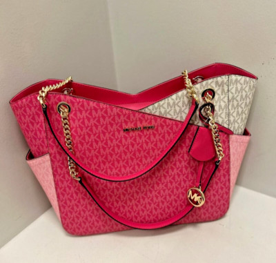 Michael Kors Ladies Large Tote Handbag Bag Shoulder Purse Electric 