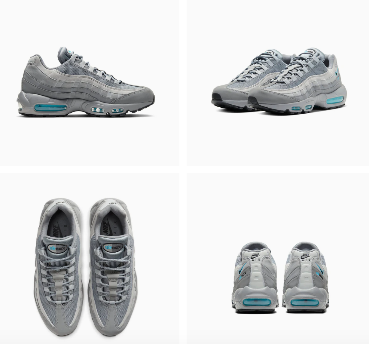 靴 Nike Air Max 95 \"Retro Logo\" NEW Men's Nike AIR Max '95 Retro Logo CV1635 001 Shoes