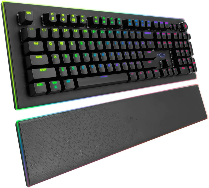 RGB Keyboard, Gaming Mechanical Keyboard with Volume Control