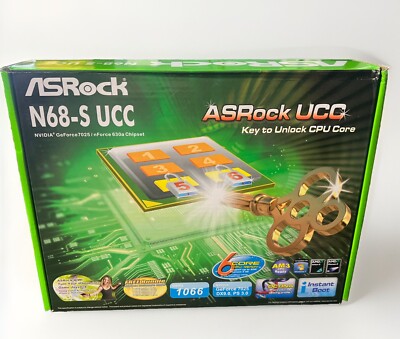 ASRock N68-S UCC Socket AM2+ mATX Motherboard nForce 630a GeForce 7025