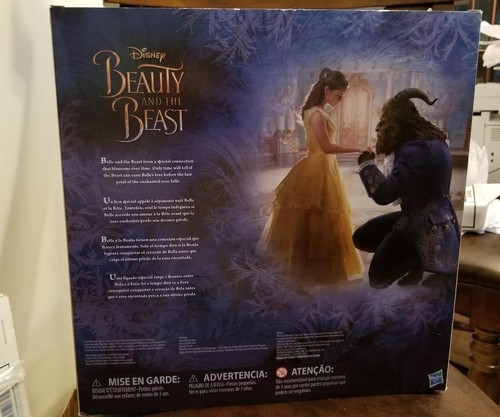 NEW, DISNEY BEAUTY AND THE BEAST GRAND ROMANCE DOLL SET, BELLE & BEAST 3+ NRFB