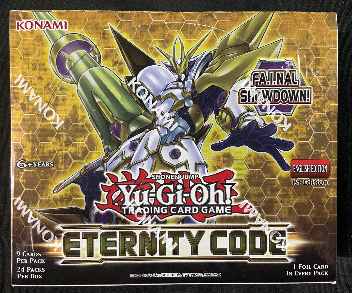遊戯王 ETERNITY CODE(エターニティコード)アジア版　3箱 遊戯王アジア版 ETERNITY CODEエタニティコード 未開封3box 【公式通販】