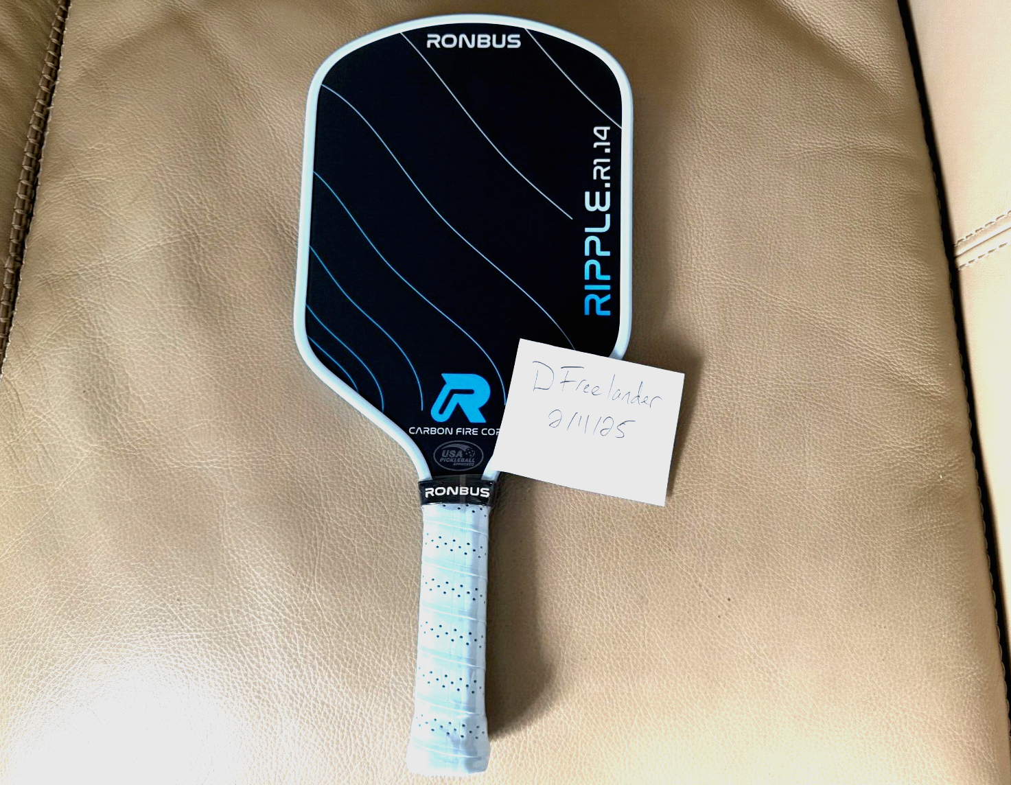 Ronbus Ripple R1 14MM Pickleball Paddle - BRAND NEW, IN HAND