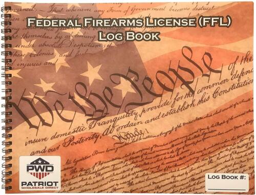 Bound FFL Firearms Record Book - 11x8.5 Wire-O Book 1012 Entries - Free Shipping