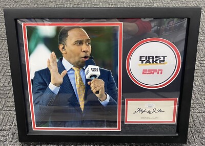 Stephen A Smith Hand-Signed Autographed 11x14 First Take Framed Display JSA COA