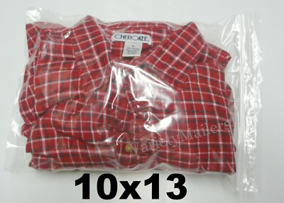 LARGE Reclosable Seal-Top Clear BIG Clothing Merchandise Storage Bags 2 Mil