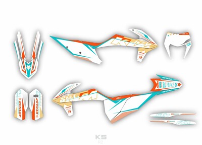 Graphics KTM EXC EXC-F XC-W XCf-W 150 250 300 350 450 2020 2021 2022 2023 Decals