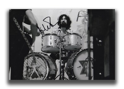 NICK MASON HAND SIGNED 12X8 PHOTO - MUSIC AUTOGRAPH - PINK FLOYD 3.