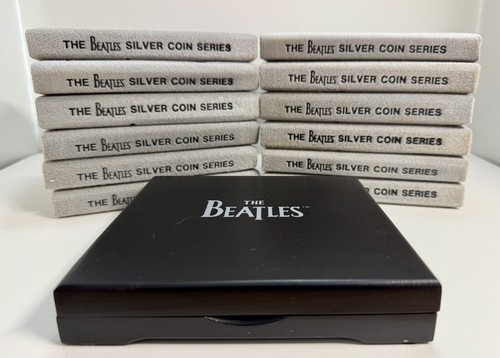 その他 THE BEATLES SILVER COIN SERIES The Beatles Set Of 13 Silver .999 1oz Coin / Round Apple