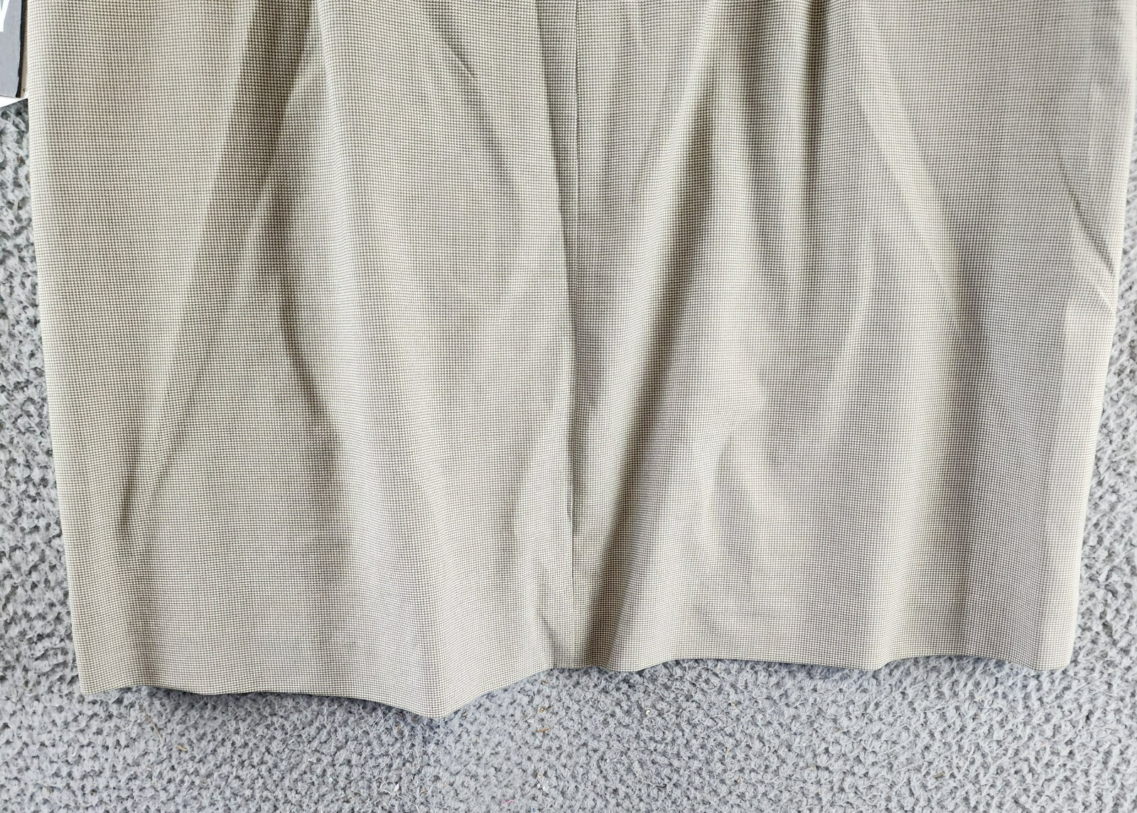 DKNY Zip-Front Slant-Pocket Mini Skirt Women's 16 Light Fatigue/White Hook & Bar - Picture 12 of 13