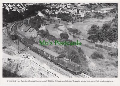 German Railway Postcard-Deutscher Zug,Lokomotive,Eisenbahn (Modern repro)RR19666