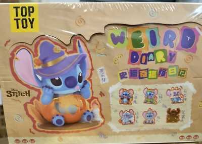 TOPTOY Miniatures Disney Stitch Weird Diary Desktop Figure Box set