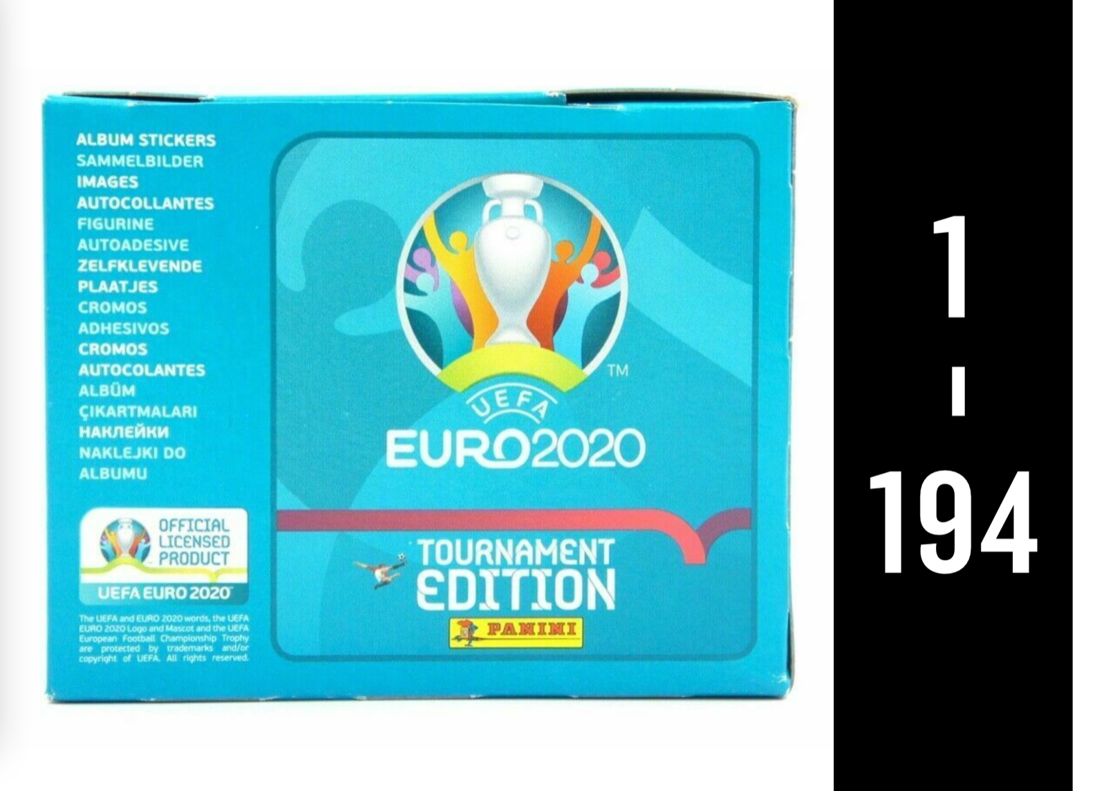 ユーロ2020 記念ピンバッジ（ euro2020 ）（ euro2021 ） Panini UEFA EURO 2020 Tournament Edition Sticker