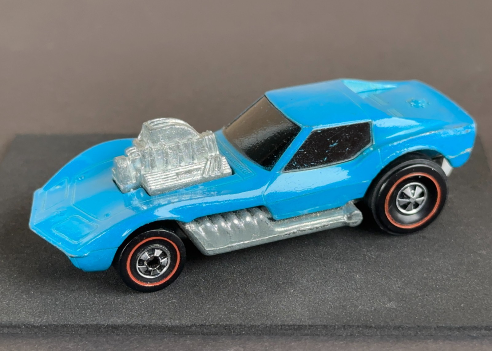 Vintage Hot Wheels Redline 1973 REVVERS Blue Jettin' Vette