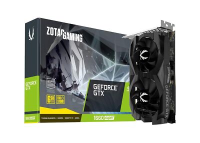 ZOTAC GeForce GTX 1660 SUPER 6GB 中古品 ZOTAC GeForce GTX 1660 Super 6GB GDDR6 192-bit Gaming