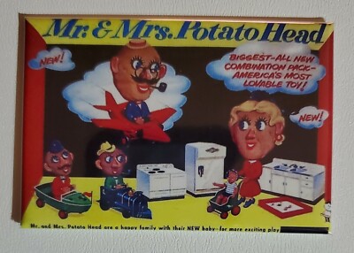 Mr & Mrs Potato head Refrigerator Magnet 2'' X 3'' New