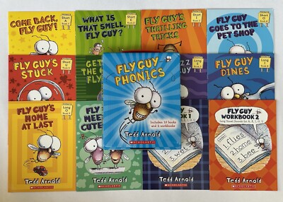 Fly Guy Phonics Children s Books Beginning Readers Lot 12