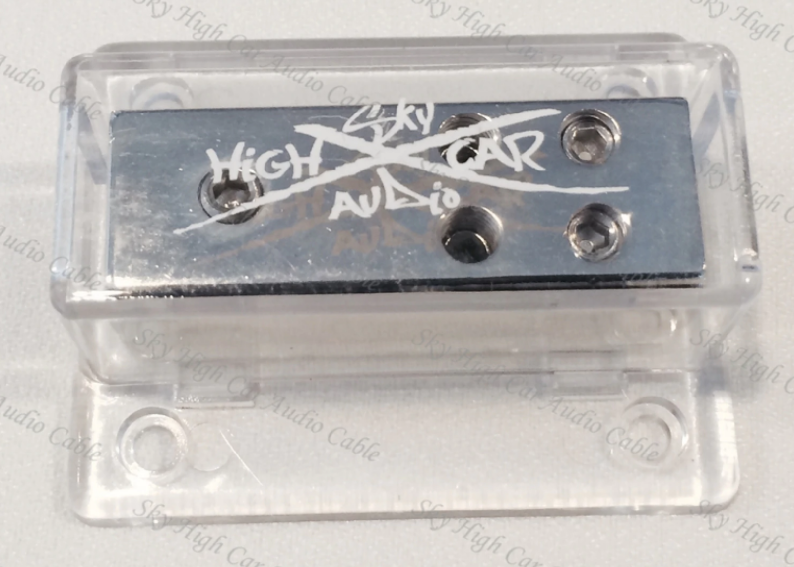 Sky High Car Audio (1) 4 gauge to (4) 8 ga Distribution Block Car Audio Distro