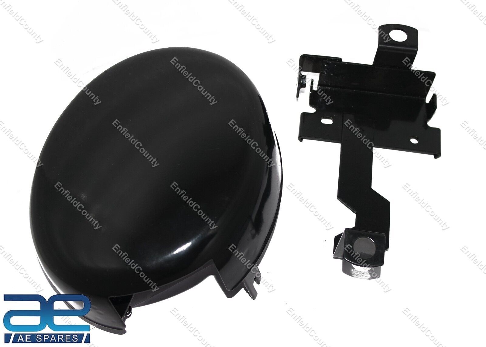 For Royal Enfield Classic UCE Air Filter Cover Resonator & Mounting Bracket  