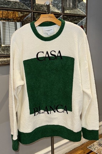 Casablanca スウェット CASABLANCA（カサブランカ）スウェット 白 サイズ:XL メンズ