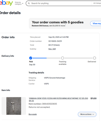 Item photo(s) from verified buyer