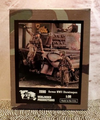 1/35 Verlinden Stormtroopers Waffen-SS Panzergrenadiers wMP 40 Resin Kit 1590