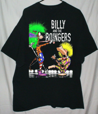 Bloom County Billy and the Boingers Short Tee For Men Women Cotton Shirt PR590
