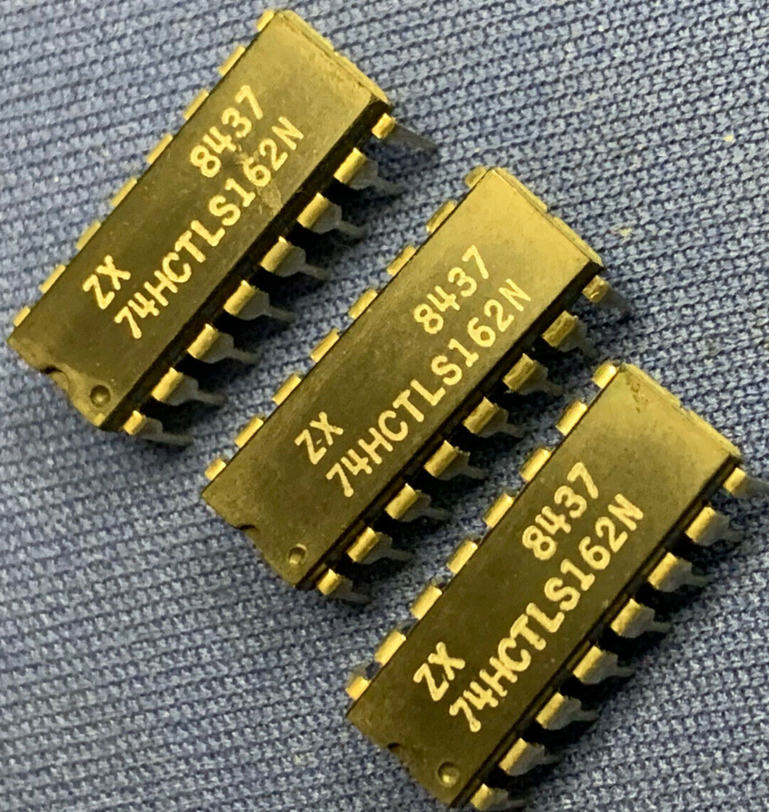 A 74HCTLS162N ZX 74HCTLS162 IC 16-PIN DIP VINTAGE LAST ONES